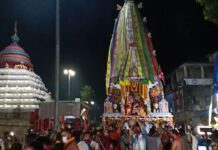 ଗଡିଲା ମା ବିରଜାଙ୍କ ସିଂହଧ୍ଵଜ ରଥ…..